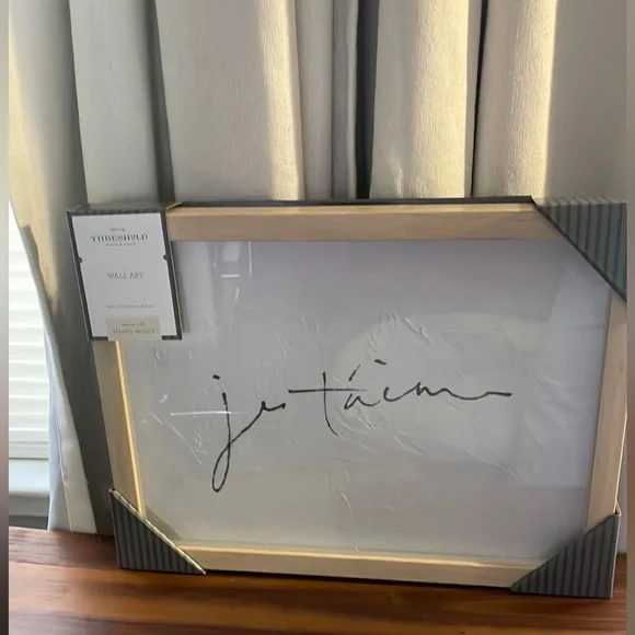 STUDIO MCGEE Je Taime Framed Wall Art, NWT - Picture 5 of 5